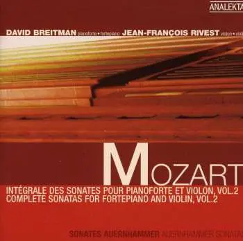 2CD Wolfgang Amadeus Mozart: Sonaten Für Violine & Klavier Vol.2