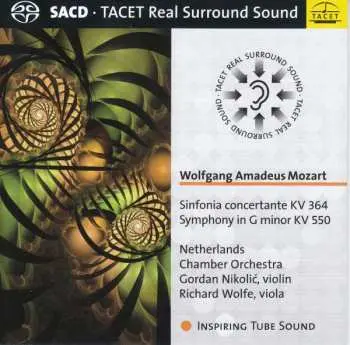 SACD Wolfgang Amadeus Mozart: Sinfonia Concertante KV 364; Symphony In G Minor KV 550