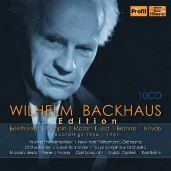 10CD Wolfgang Amadeus Mozart: Wilhelm Backhaus Edition - Recordings 1908-1961