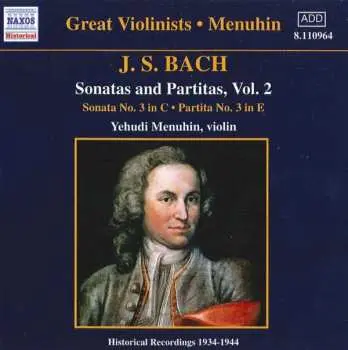 CD Yehudi Menuhin: Sonatas And Partitas, Vol. 2 (Historical Recordings 1934-1944)
