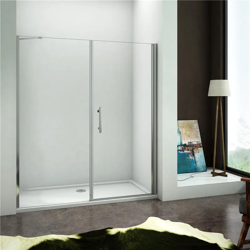 Sprchové dveře MELODY DW1 186 jednokřídlé dveře 182-186x195 (dveře 100 + boční stěna 90)
