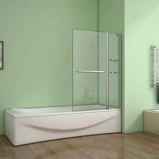 H K Vanová zástěna s pevnou stěnou V2 120, čiré sklo SE-V2120SET
