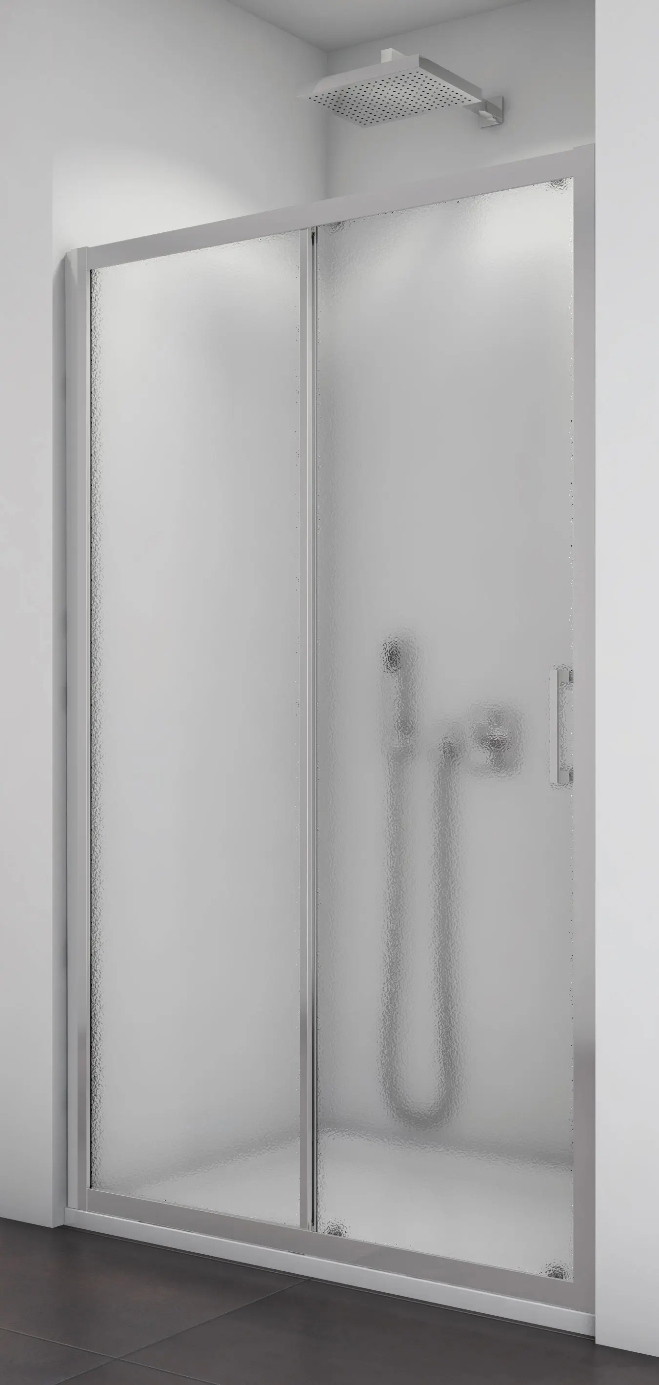 SanSwiss TOPS2 1400 01 22 Sprchové dveře jednodílné 140 cm, matný elox/durlux