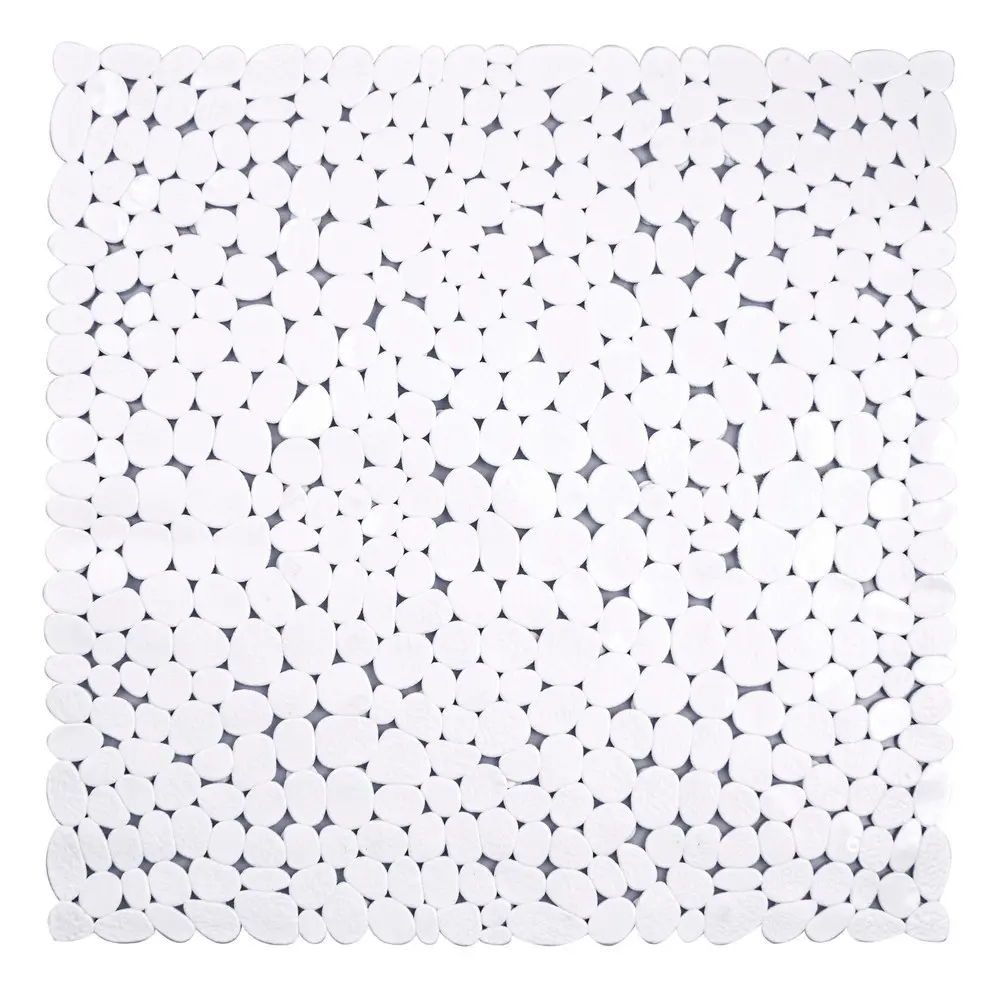 Protiskluzová podložka do sprchy bílá 54x54 cm AWD