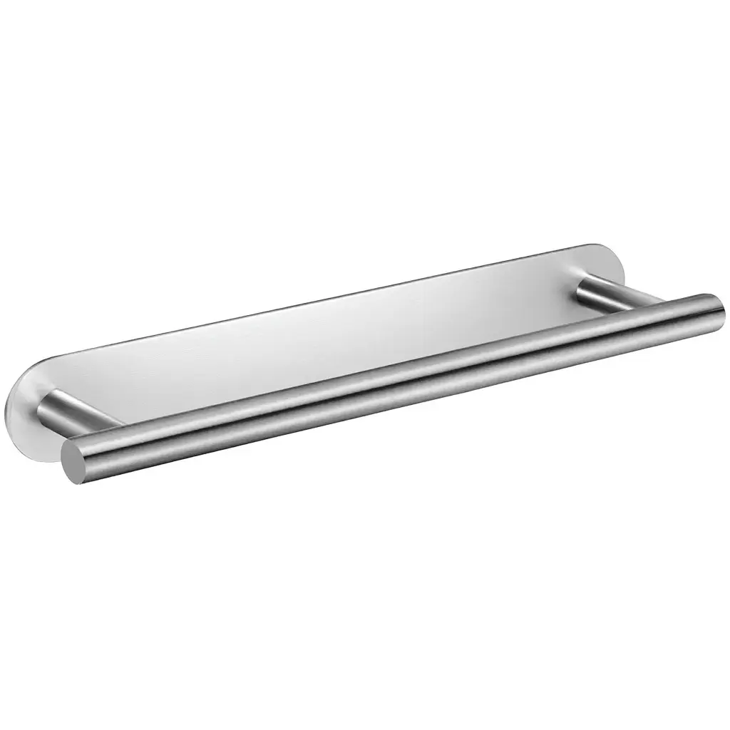 Samolepící držák na ručníky Reno - chrom - 39,8 cm