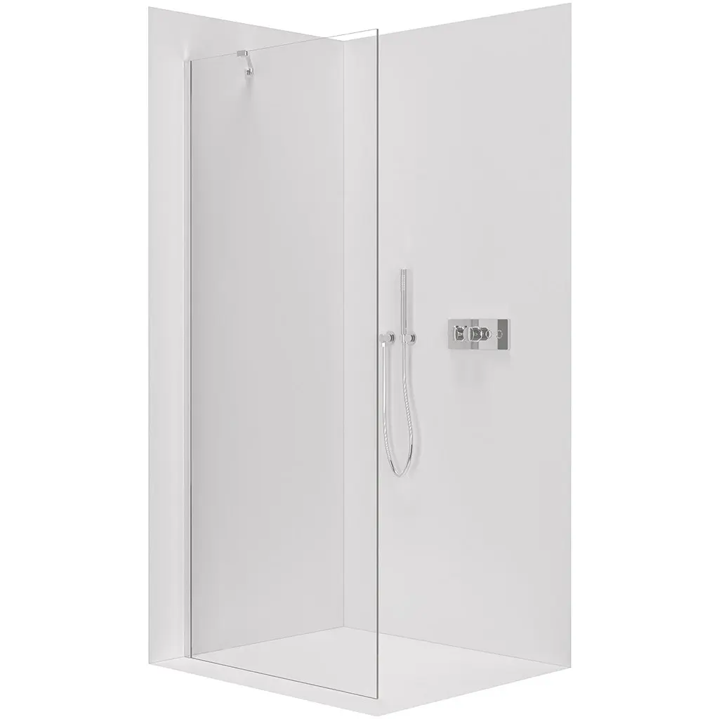 CERANO Sprchová zástěna Walk-in Onyx Y L/P 10 mm chrom, transparentní sklo 160x200 CER-8050BD8638