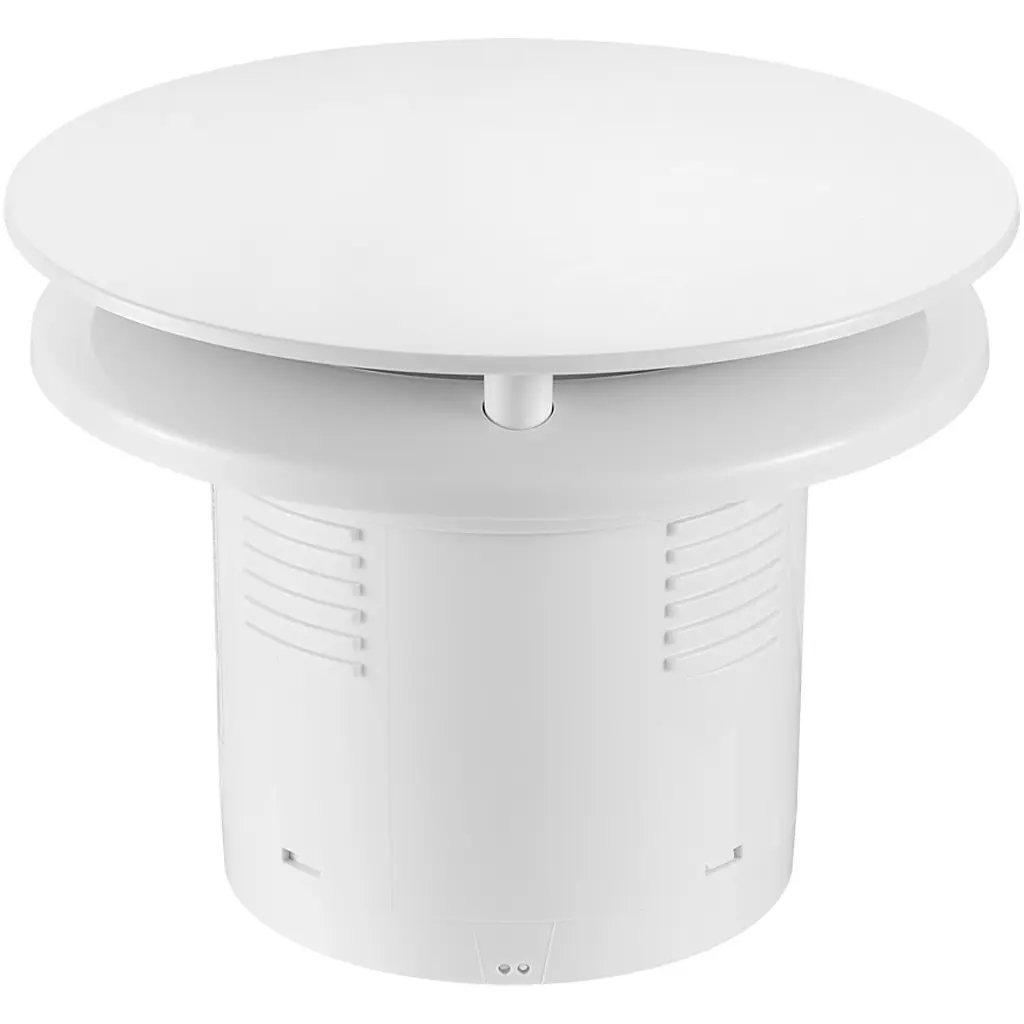 Koupelnový axiální kulatý ventilátor - 12W, potrubí 100mm - bílá lesklá