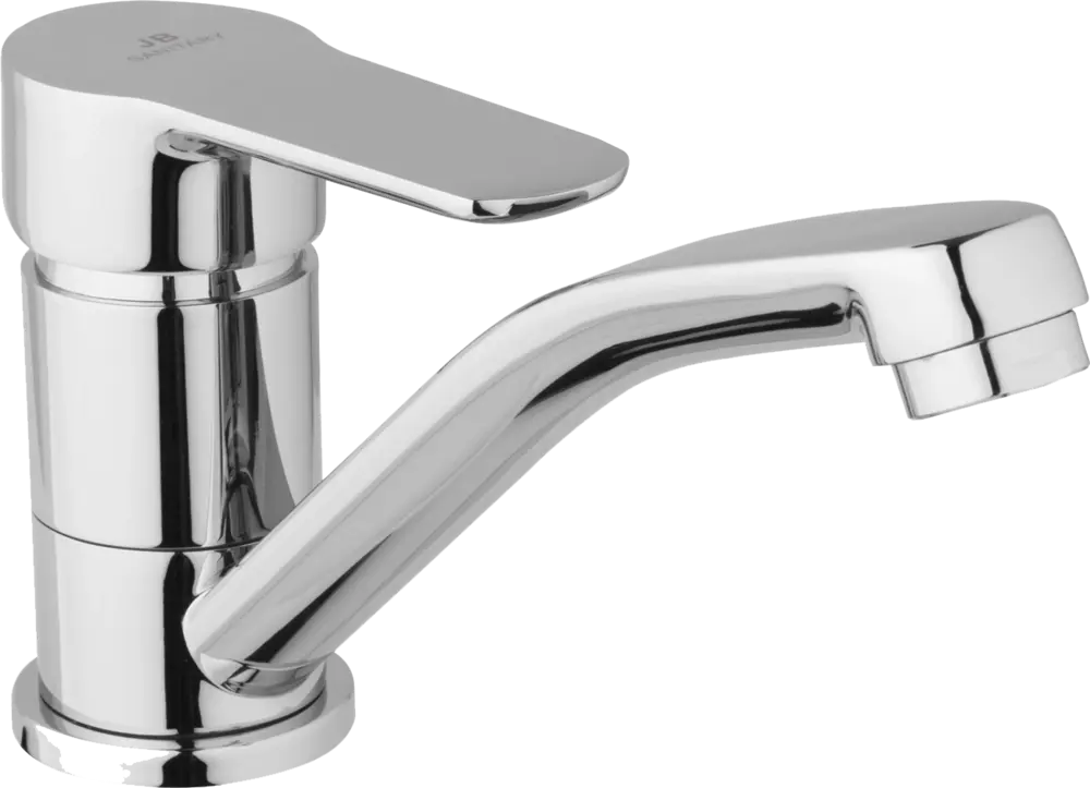 JB Sanitary Stojánková umyvadlová a dřezová baterie MIRAM, otočné ramínko 150 mm M10 20 00
