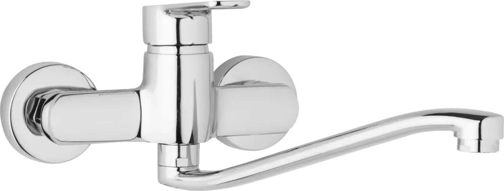 JB Sanitary Nástěnná dřezová a umyvadlová baterie MIRAM, rozteč 150 mm, S ramínko 250 mm M10 35 20