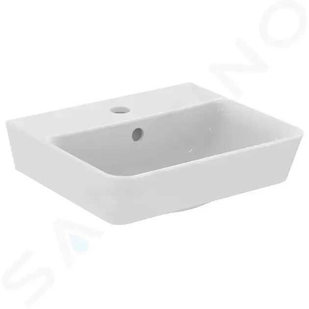 Ideal Standard Umývátko Cube, 40x35x16 cm, s 1 otvorem pro baterii, bílá E030701