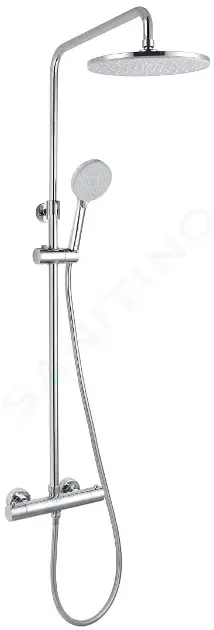 kielle Oudee - Sprchový set s termostatem, 23 cm, 3 proudy,