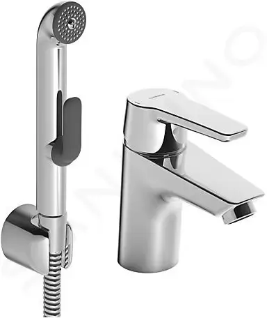 Hansa 51462293 - Umyvadlová baterie s bidetovou sprškou, chrom