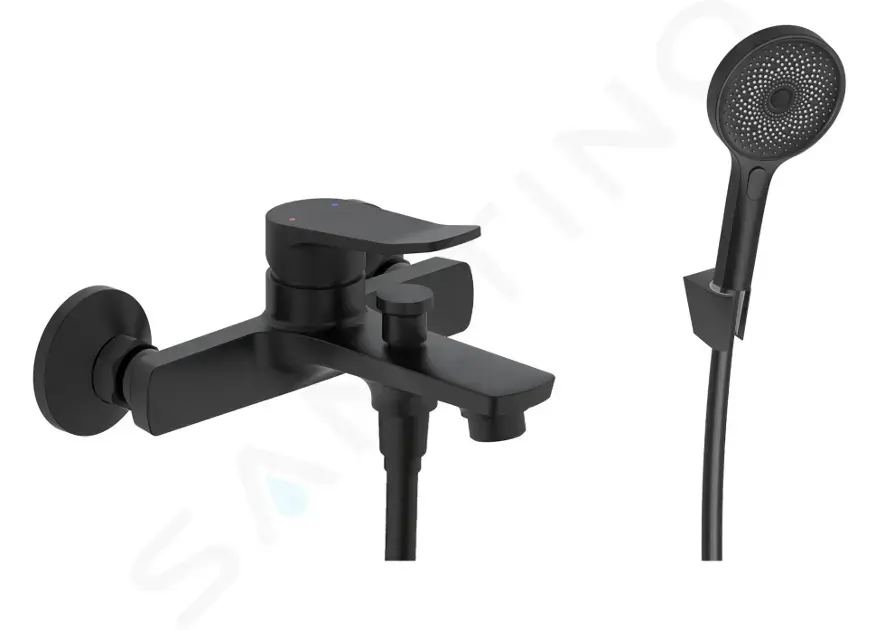 kielle 10327SN14 - Vanová baterie s příslušenstvím EcoSpare, matná černá