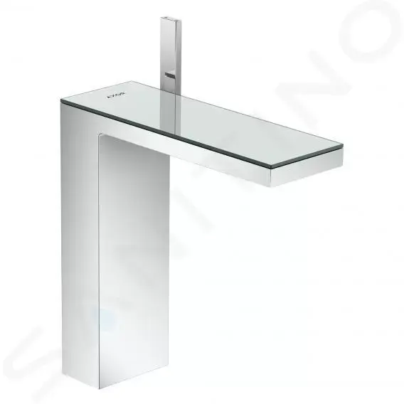 Axor Umyvadlová baterie s výpustí Push-Open, chrom/zrcadlové sklo 47020000