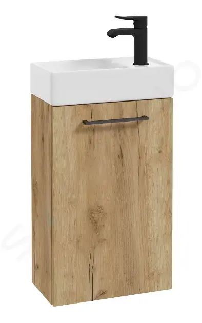 kielle 50018S41 - Skříňka s umývátkem, 40x68x22 cm, zlatý dub