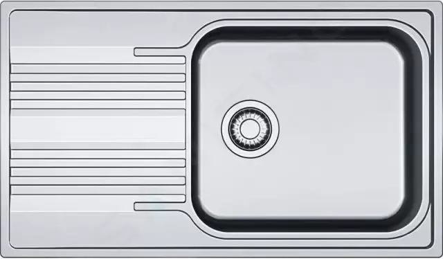 Franke Smart - Dřez SRX 611-86 LB, 86x50 cm, nerez 101.0395.055