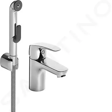 Hansa 45052283 - Umyvadlová baterie s ruční sprchou, chrom