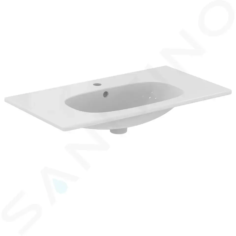 Ideal Standard Tesi - Umyvadlo nábytkové 83x45 cm, s přepadem, otvor pro baterii,