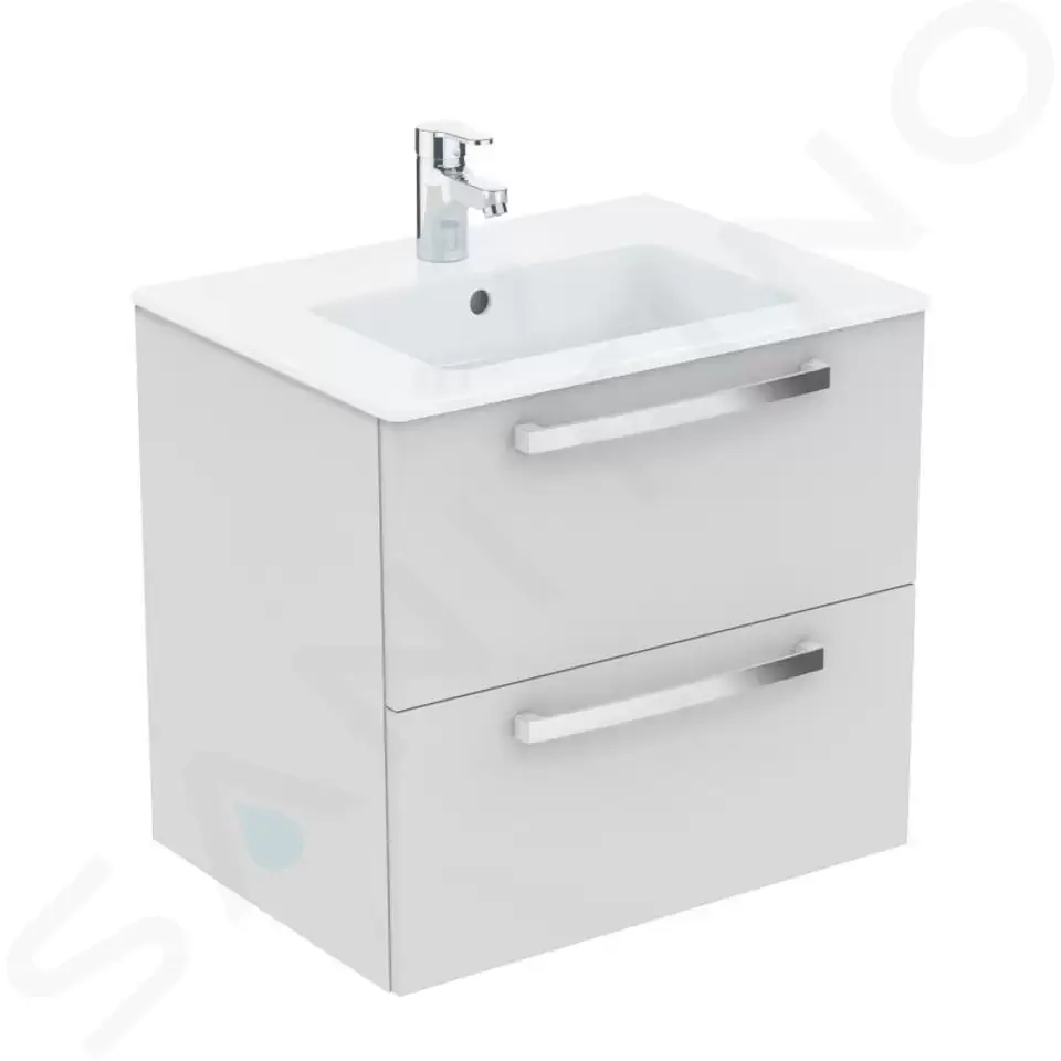 Ideal Standard Skříňka s umyvadlem 610x450 mm, 2 zásuvky, dekor bílý lak K2979WG