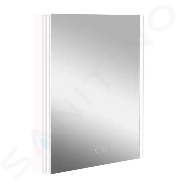 kielle Arkas I - Zrcadlová skříňka s LED osvětlením, vyhříváním a USB portem, 55x70x13 cm,