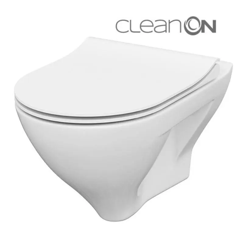 Cersanit Závěsná WC mísa Mille Clean On + WC sedátko Slim