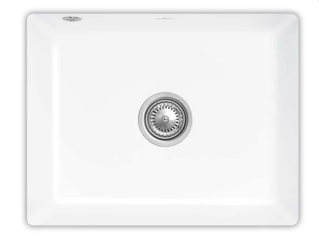 Villeroy & Boch Subway - Keramický dřez 55x44 cm, CeramicPlus, alpská bílá 331001R1