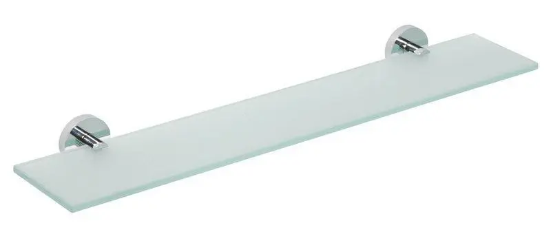Sapho X-Round - Polička, délka 60 cm, matné sklo/chrom XR609