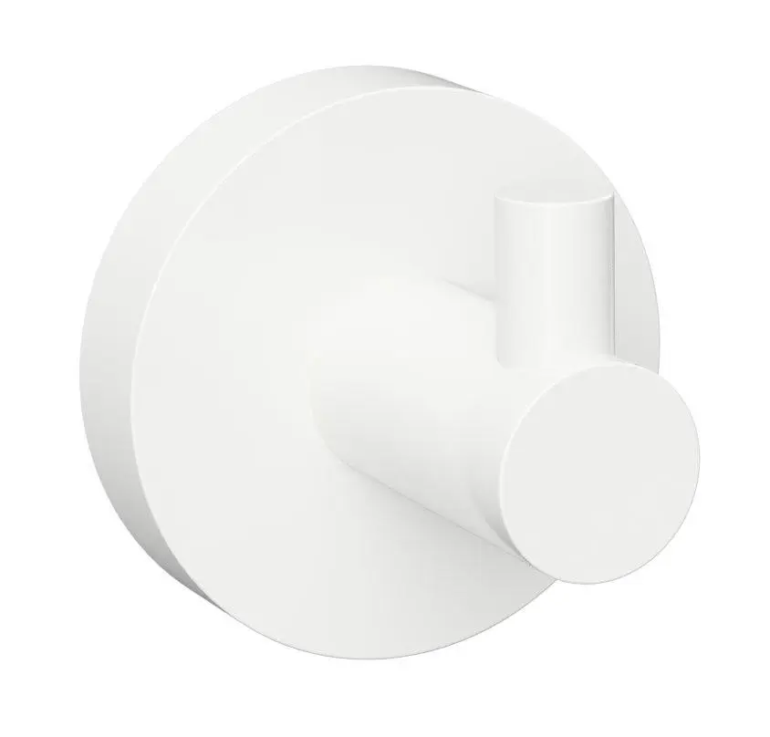 Sapho X-ROUND WHITE háček, bílá mat