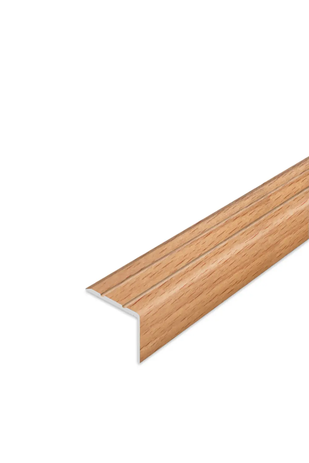 Schodová hrana samolepící - Buk Sylvatica 24,5x20 mm 2,7 m