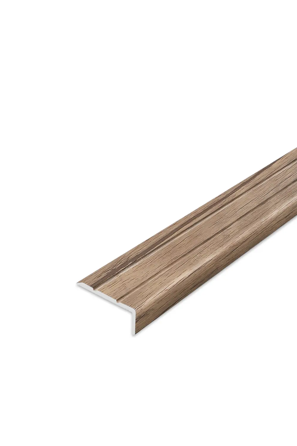 Schodová hrana samolepící - Ořech Prisca 24,5x10 mm 2,7 m
