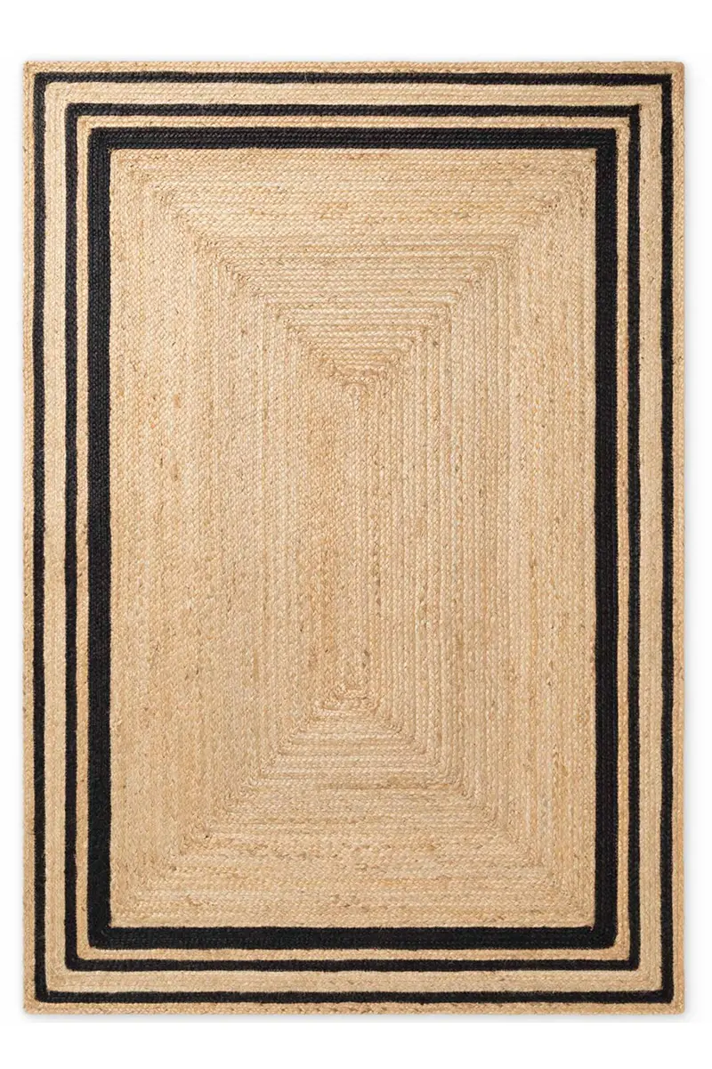 Kusový koberec Hanse Home Jutta 106302 Natural Gold Black 200x300 cm