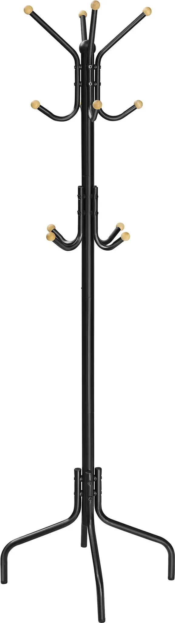 SONGMICS Předsíňový věšák Brony 180 cm černý