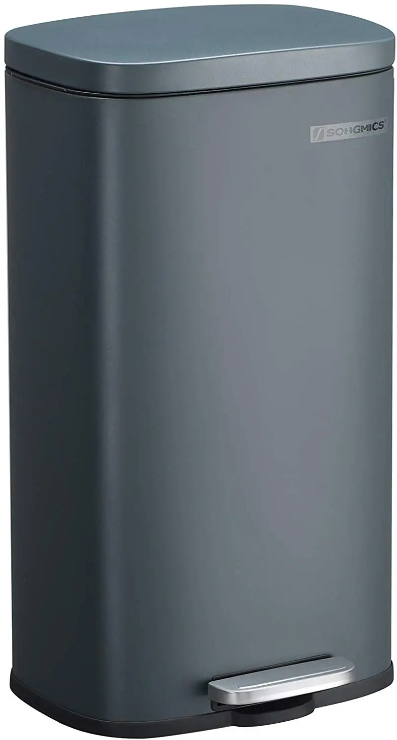 SONGMICS Odpadkový koš PIERO 30 L šedý