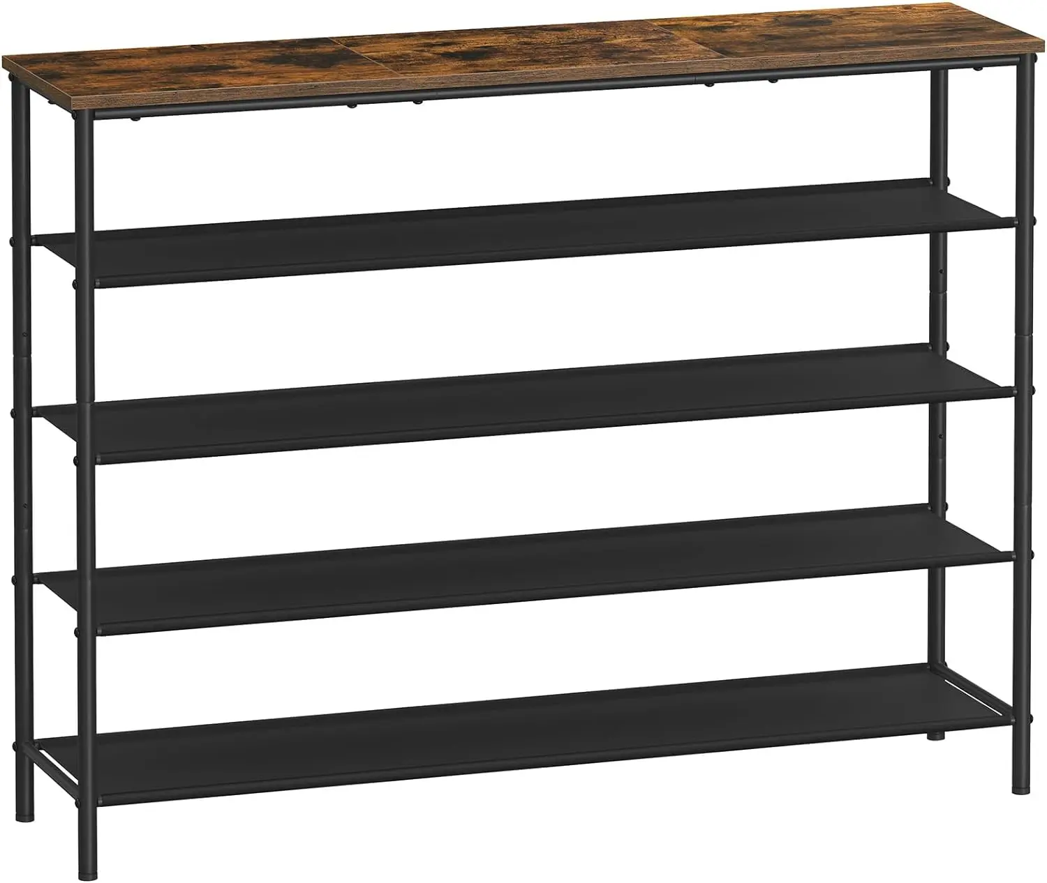 SONGMICS Botník Vasagle Kua 120 cm hnědý/černý