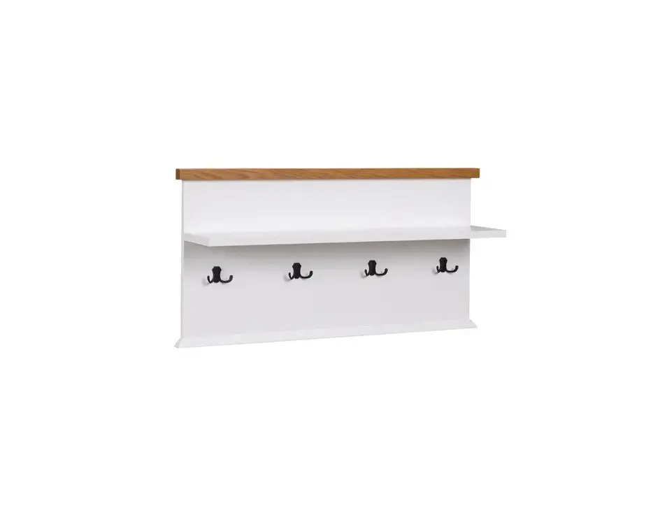 ADRK Předsíňový věšák Galileo 03 99 cm bílý/dub přírodní