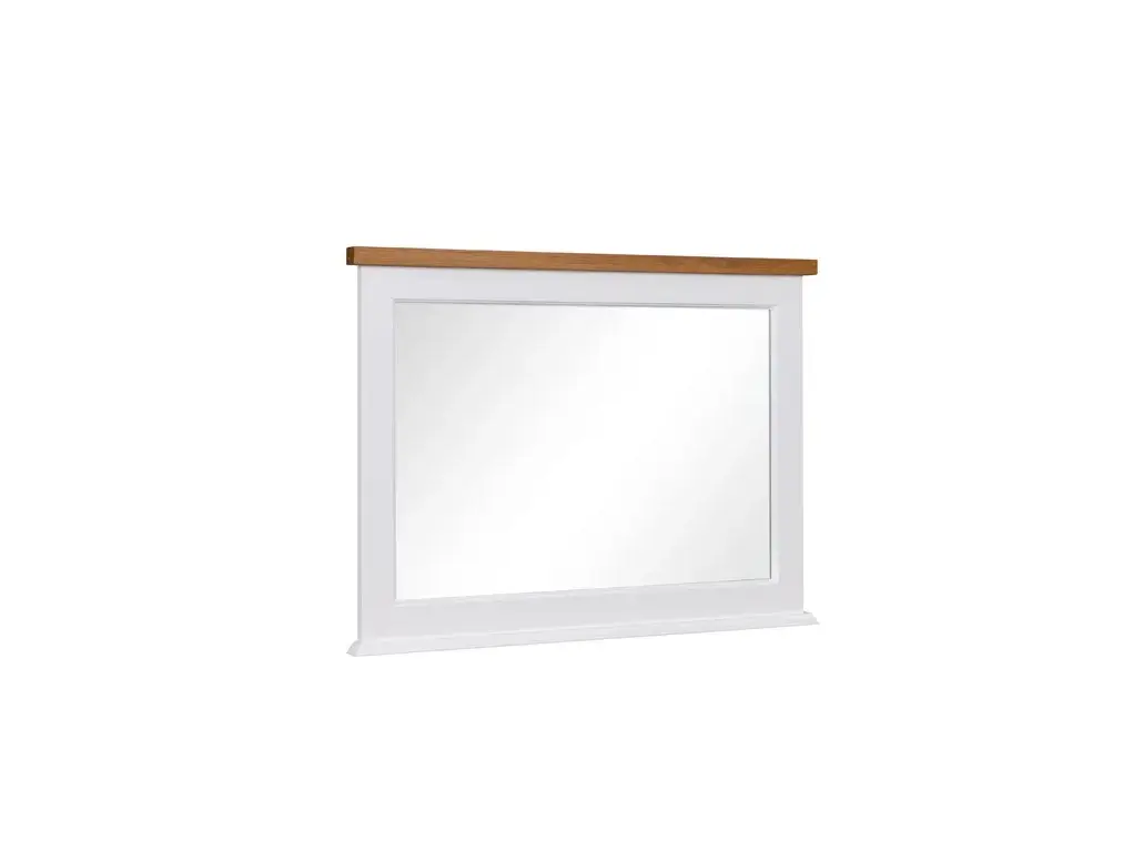 ADRK Nástěnné zrcadlo Galileo 97,5 cm bílé/dub přírodní
