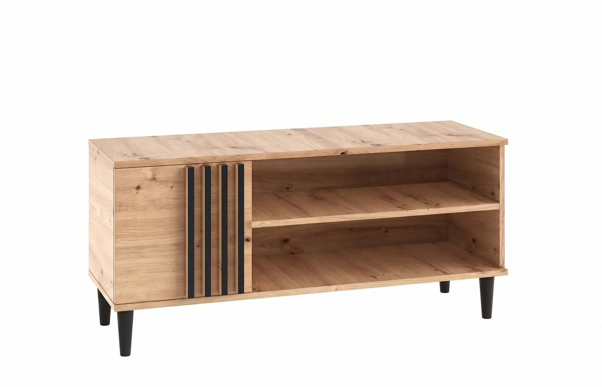 ADRK TV stolek Liva 120 cm dub Artisan/černý