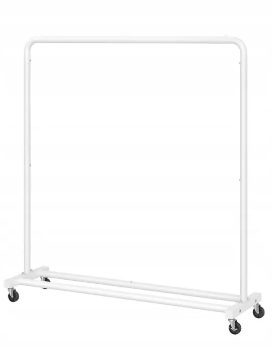 SONGMICS Pojízdný stojan na oblečení Undy 110 cm bílý