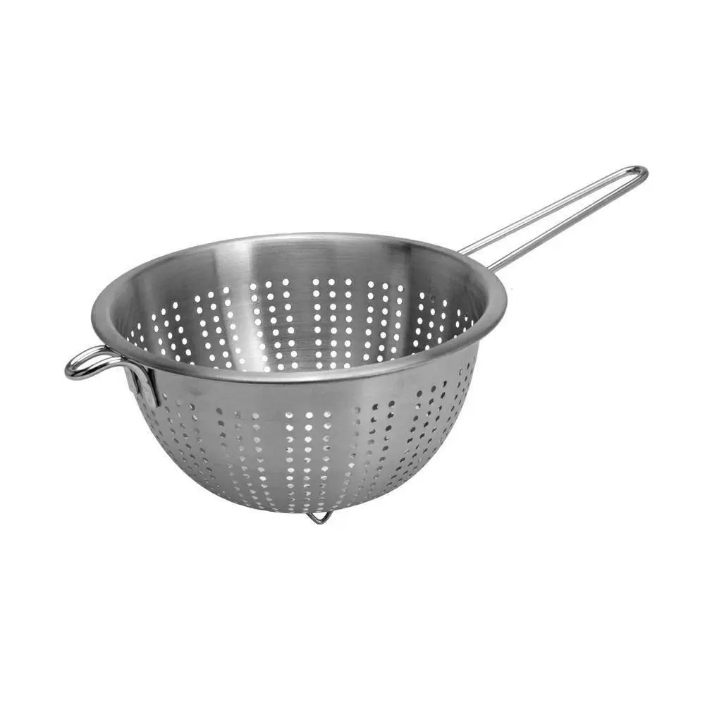 EH Excellent Houseware Kinekus Cedník nerezový 21cm s rukojetí pevný KLC KIN64301356 stříbrná A12401510