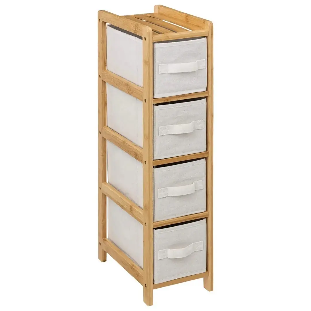5five Simply Smart Koupelnový regál TIDY BOX 78,5 cm bambus/béžový