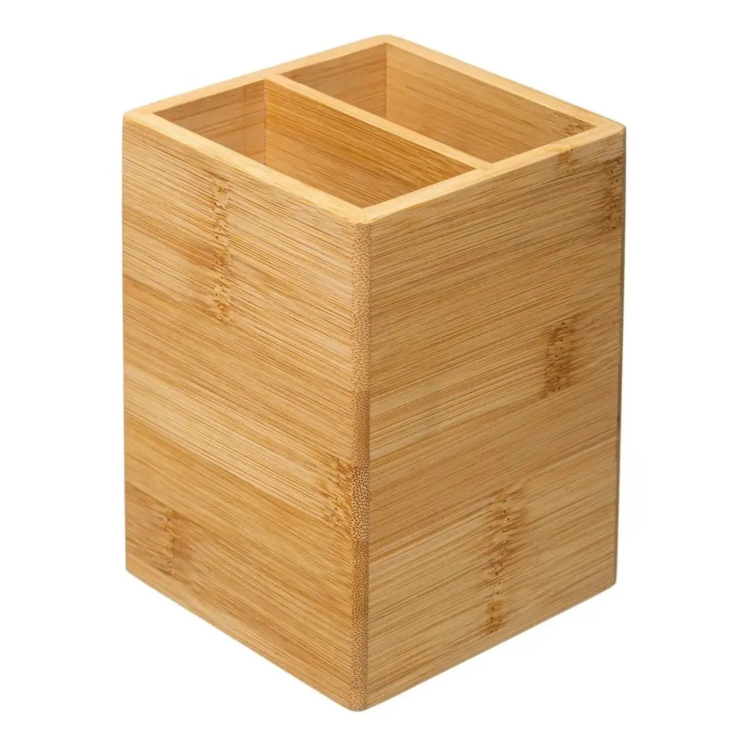 5five Simply Smart Kuchyňský stojan na příbory, bambusový, 10 x 10 x 15 cm hnědá 179650