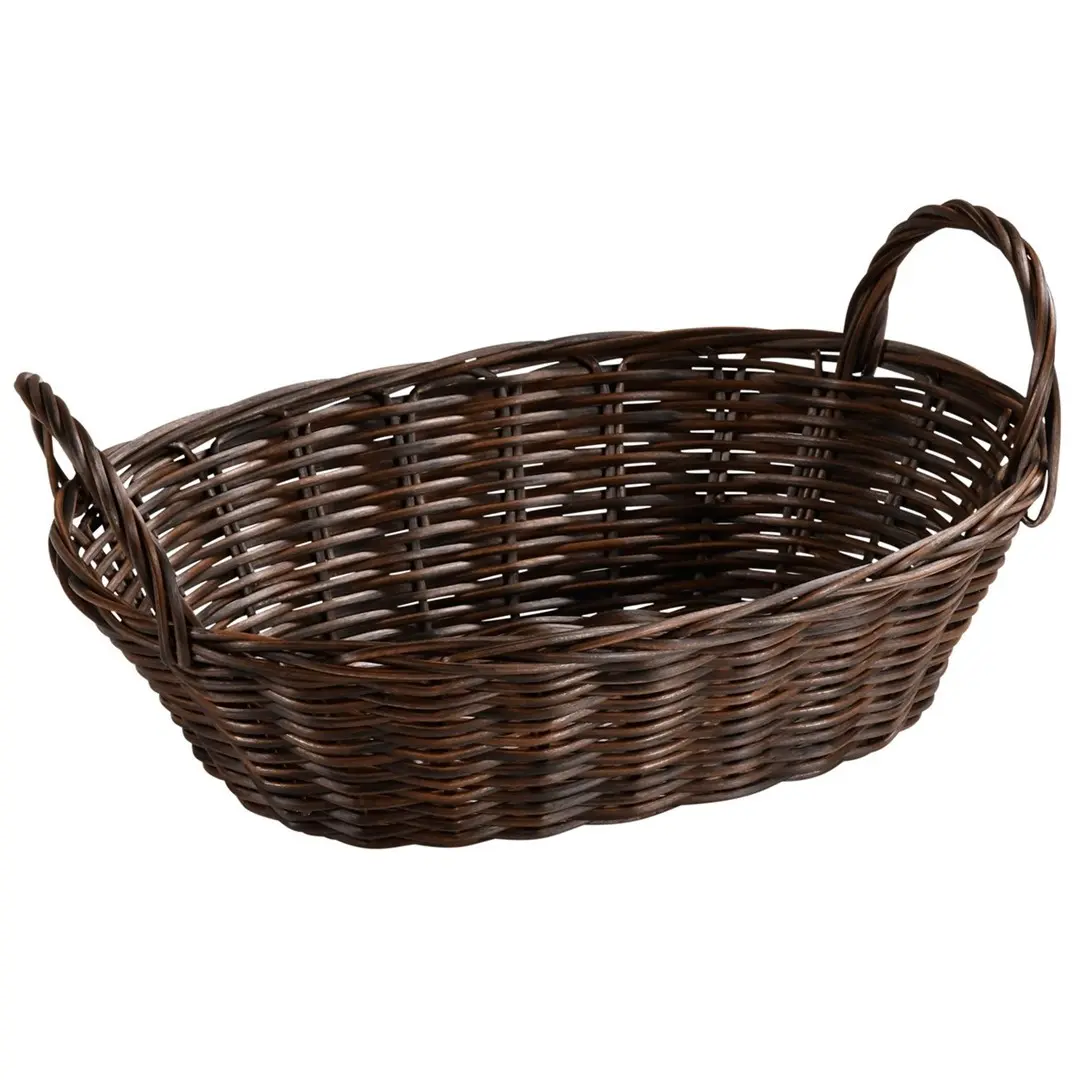 Kesper Oválný košík HARVEST 28x21 cm hnědý