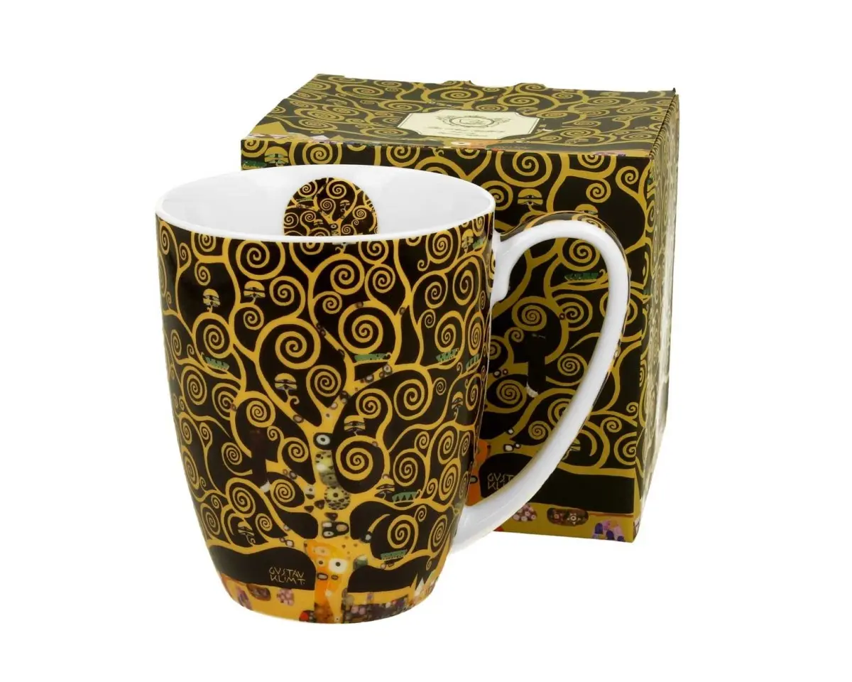 Duo Porcelánový hrnek Klimt Tree Of Life 350 ml vícebarevný