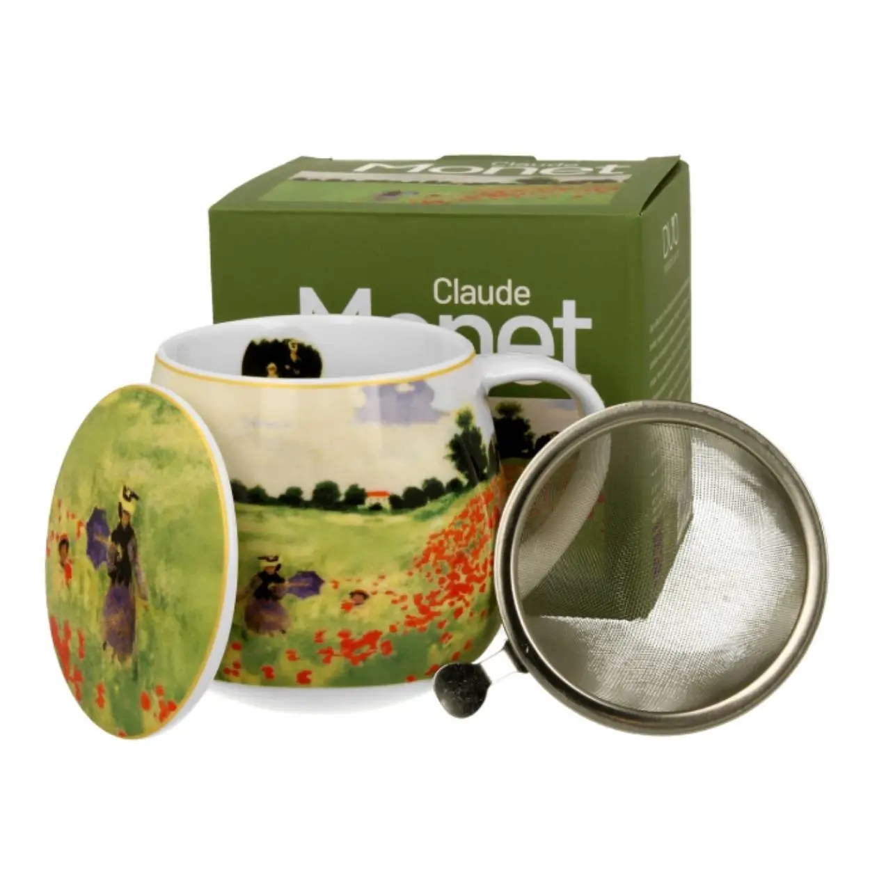 Duo Porcelánový hrnek Monet Poppy Field 430 ml vícebarevný