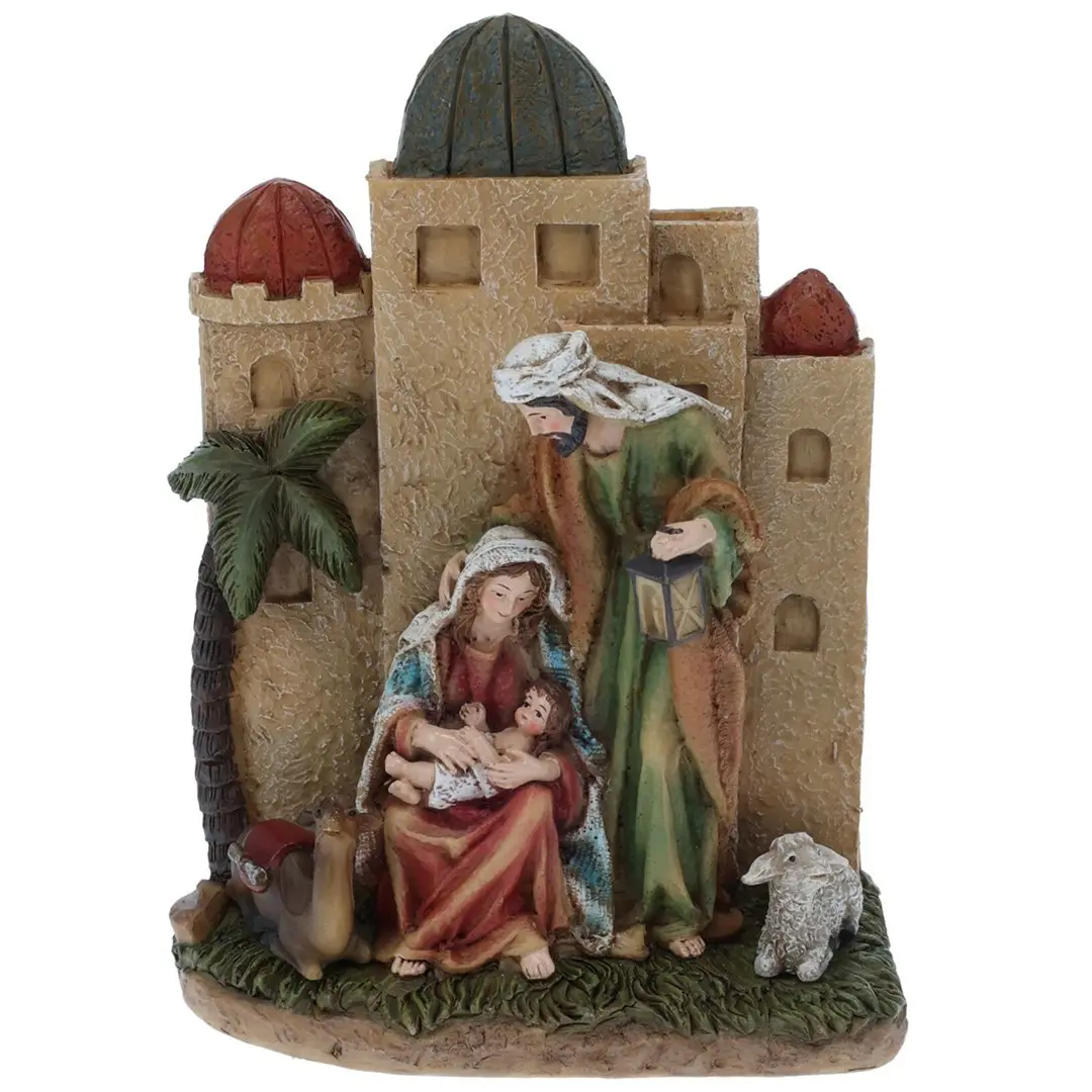 H&S Decoration Vánoční betlém SACRED 21 cm vícebarevný