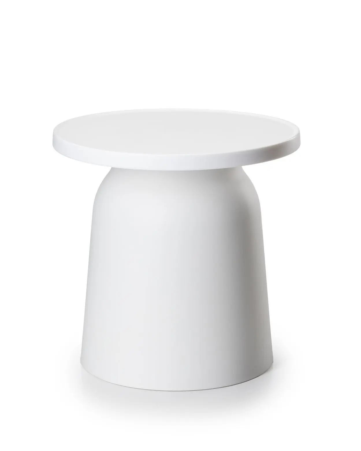 HowHomely Konferenční stolek OTTO 46 cm bílý