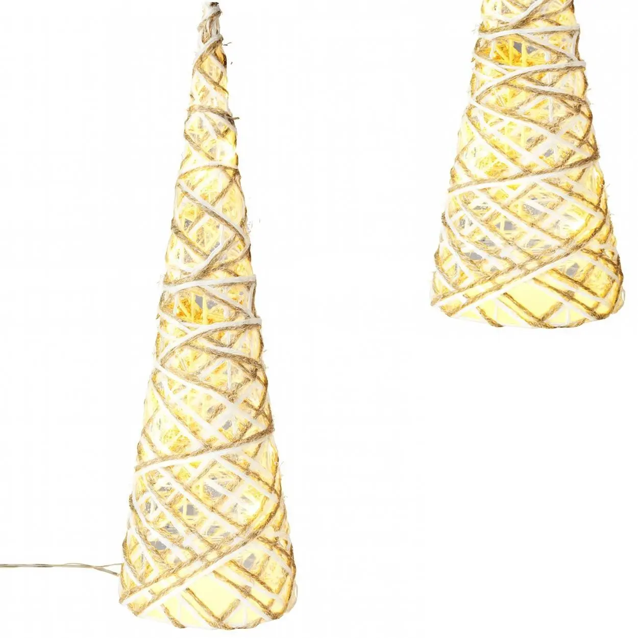 Koopman Vánoční LED stromek HOLLY 60 cm teplá bílá