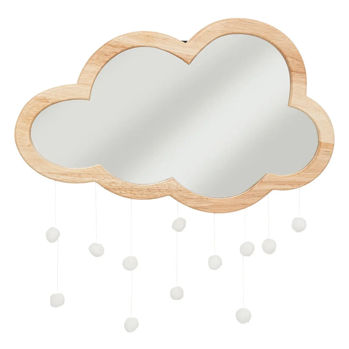 ATMOSPHERA Dětské zrcadlo CLOUD hnědé
