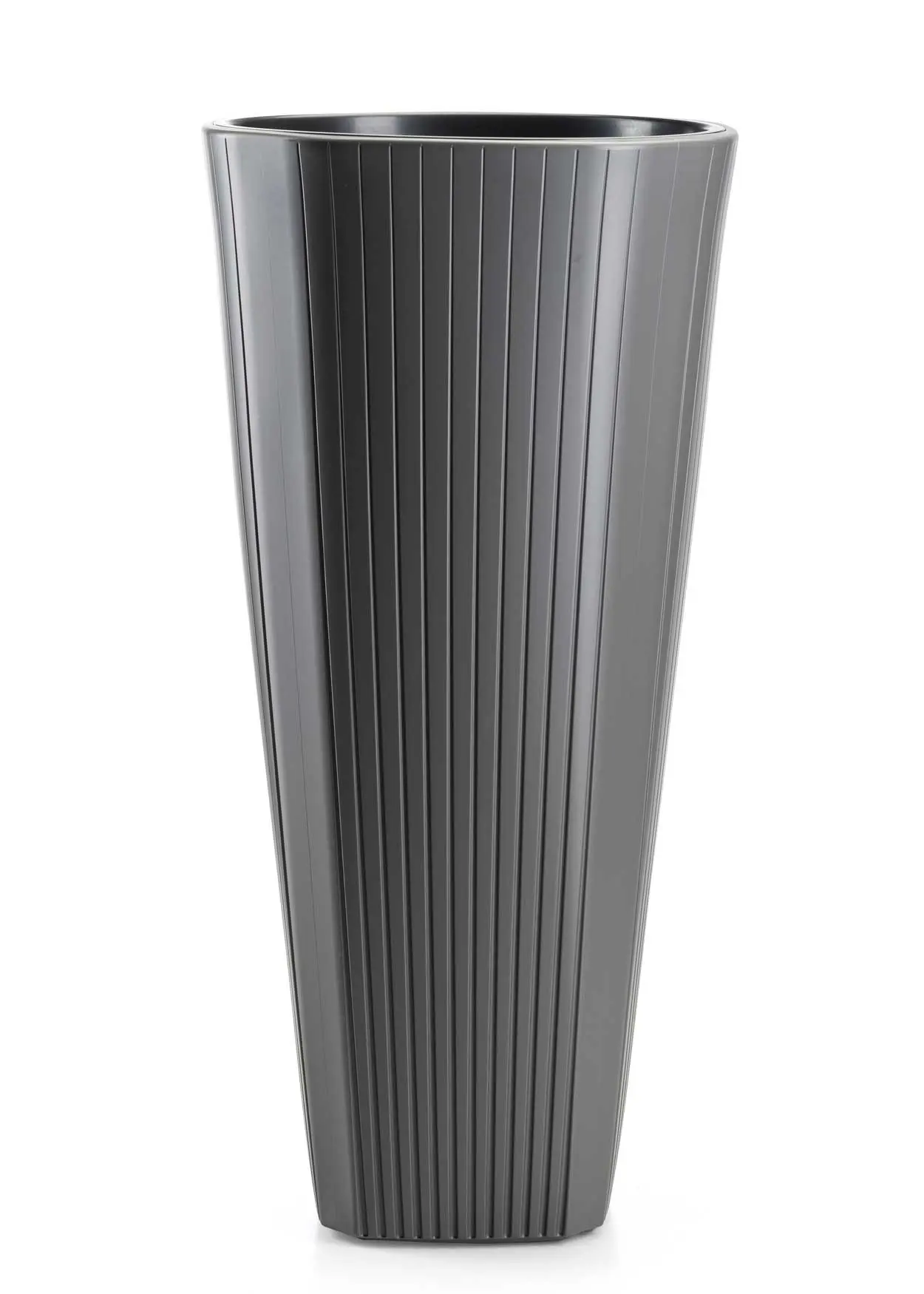 HowHomely Květináč MORA 38,8x80,7 cm černý
