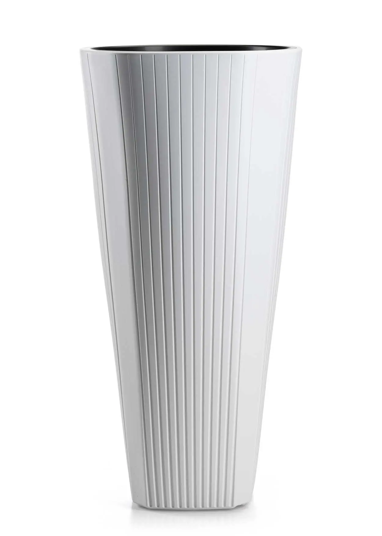 HowHomely Květináč MORA 38,8x80,7 cm bílý